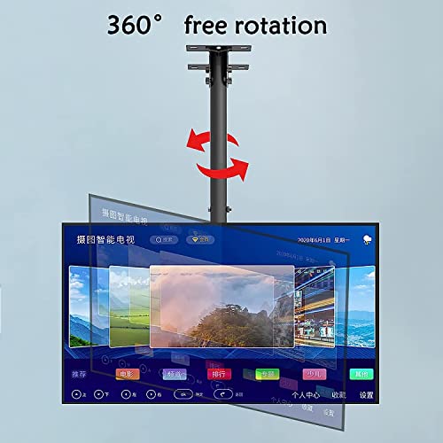Support TV de plafond inclinable pour optimiser l'espace du salon - 4