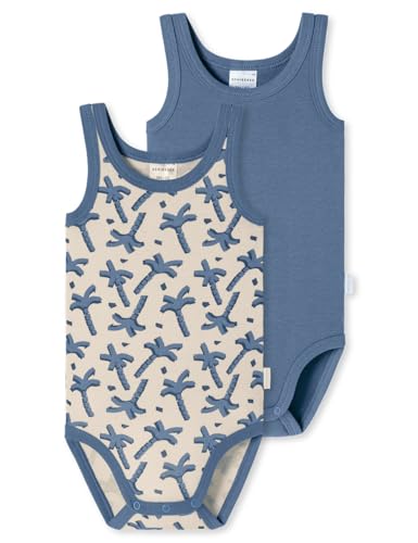 Schiesser Baby Unisex 2 Pack Wickelbody ohne Arm mit Knöpfen-100% Organic...