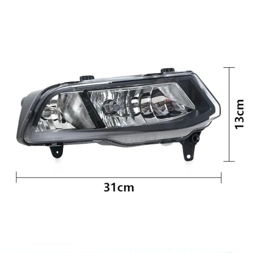 Phare antibrouillard droit pour VW Polo 6C 2014-2017 avec cache et grille de calandre DRL