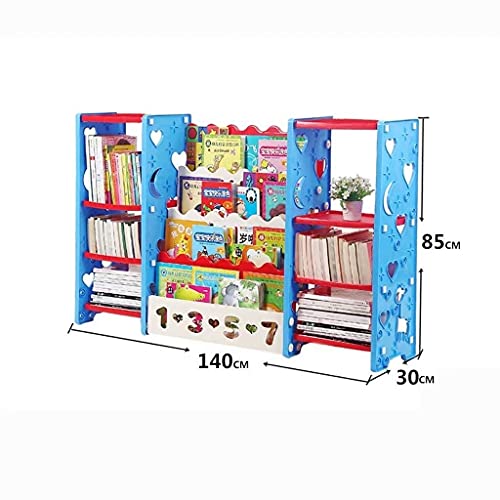 Walnut Diy Book Shelf Kids Bookcase Easy To Assemble Home Living Room Display Shelf Steel Tube Combination Rack Creative Bookshelf #TOP1