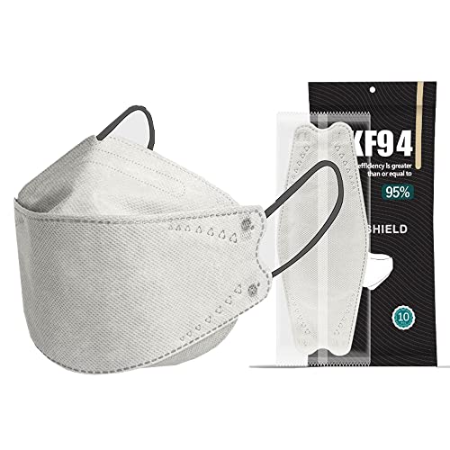 [HYMARUS] KF94�}�X�N �s�D�z �ʕ 50������ �J���[ ���F �s�D�z�}�X�N 4�w 3d ���̍\�� �g���̂ă}�X�N �ʋC���K �j�����p �T�C�Y 20.5cm*8cm (���[���C�g�O���[)