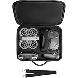 FPVtosky Borsa per DJI Neo 2 Combo Motion Fly More, Custodia da Rigida Trasporto per Neo 2 Compatibile con RC Motion 3 e Goggles N3 e Batterie Accessori, Impermeabile PU Portatile da Viaggio