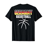 Deutschland Basketball Fans Trikot - Deutsche Flagge Sport Liebhaber T-Shirt