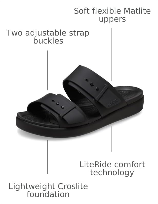 Image of Crocs Women's Brooklyn Buckle Low Sandals