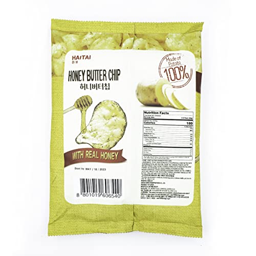 3 Pcs Honey Butter Chip New Korea Potato Snack (60g X 3) by Haitai