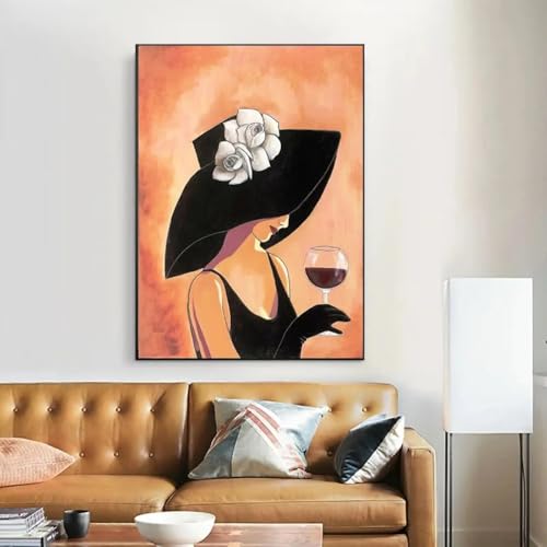 Décoration murale restaurant et salon grand tableau 60x80