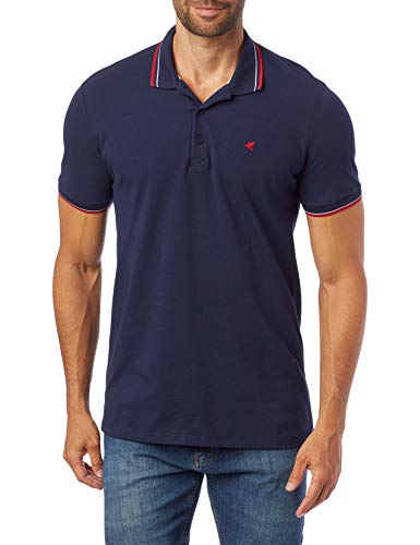 Camisa Polo Slim Piquê Premium, Malwee, Masculino, Azul Marinho, GG