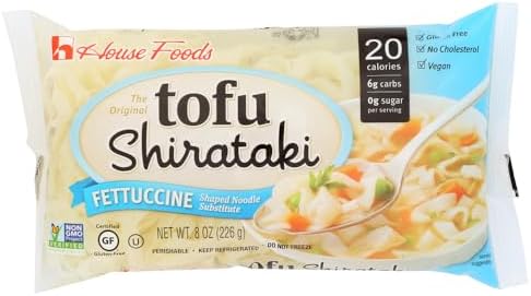 Tofu Shirataki Noodles Fettuccine Shape, 10 bags