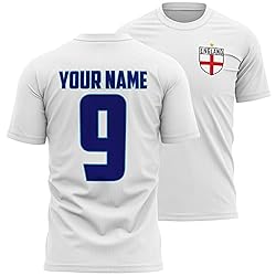 Personalised England Football Shirt Adults 2024
