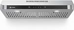 Kitchen Range Hood 30 inch Under Cabinet, 750-CFM Upgraded Gesture Sensing/Touch control/Double Motor, 3 Speed Range Hood with LED Lights Exhaust Fan, Stainless Steel Kitchen Vent Hood Fan