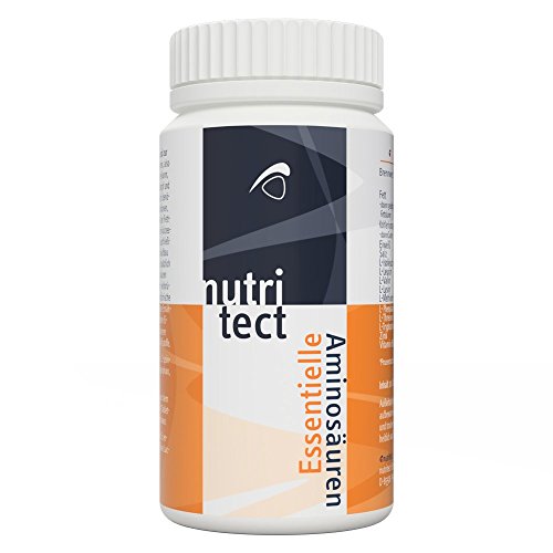 nutritect EssentielleAminosäuren - Mit Zink und Vitamin B6 | Ohne Zusätze oder Hilfsmittel | Vegan | 100 Tabletten | Hergestellt in Bayern Cover
