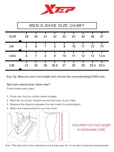 Image of XTEP Men's Running Sneakers | Lightweight Shoes for Jogging & Daily Workout