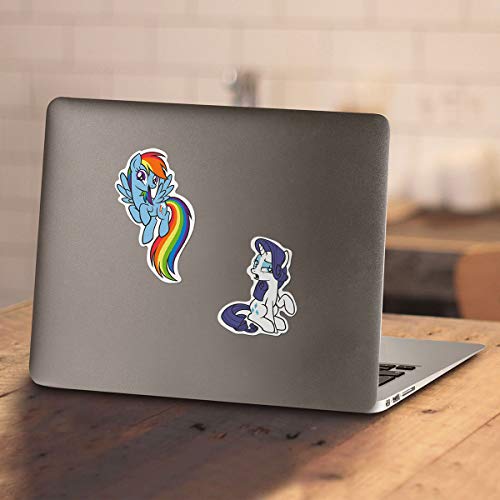 Popfunk Classic My Little Pony Rainbowdash Girl Power T Shirt & Stickers4