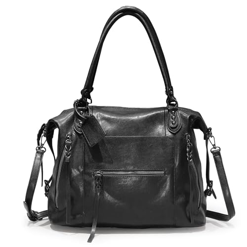 Bolso tote grande para mujer de cuero vegano 21L miniatura 6