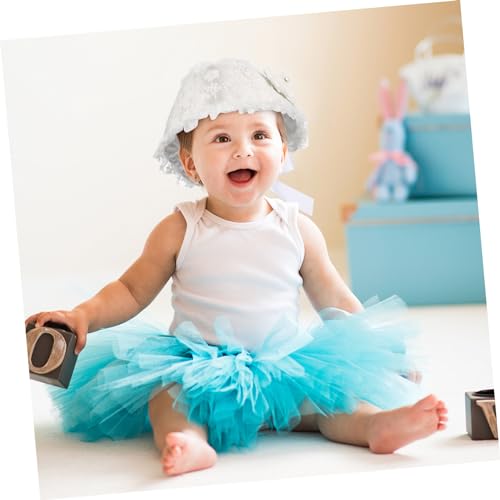 NOLITOY Adjustable Lace Cap White Newborn Hat for Years Soft Comfortable Princess Bonnet for Daily Wear and Photos4