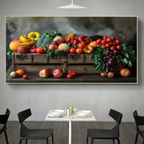 Affiches de citations du Coran peinture murale fruits salon 55x110cm