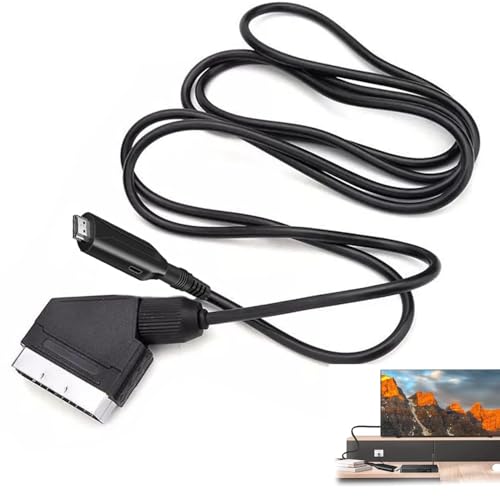 NEKAPLO 1PC Scart to HDMI Converter CableFull HD 1080P SCART to HDMI Adapter for TV DVD STB VHS PS2 Sky Box Plug & Play