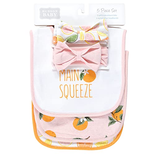 Image of Hudson Baby Unisex Baby Bandana Bibs and Headbands