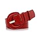 Produktbild Damengürtel Joker Kleid Dekoration Ledergürtel Frau Breite Gürtel Minimalistisch Bund Vintage Mode Slim Taillengürtel Belt Red 92Cm (Color : Rot, Size : 92cm)