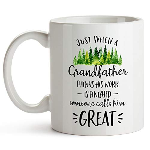 Youniquedesignsgreatgrandpaannouncementmug11ouncespregnancyannouncementgreatgrandparentsgiftwhite Urban Country Home Decor Younique designs great grandpa announcement mug 11 ounces pregnancy announcement great grandparents gift white urban country home decor