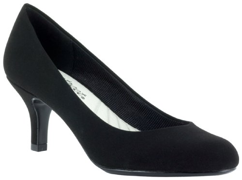 Easy Street Women's Passion Dress Pump,Black,8.5 W US