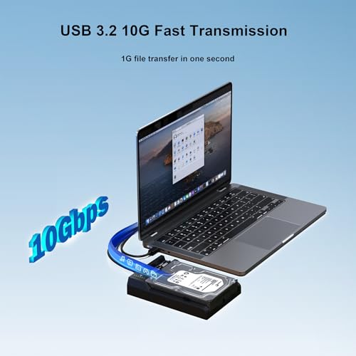 Estación Doble para Discos M.2 NVME y SATA USB-C 10Gbps miniatura 3