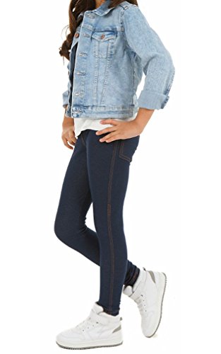 Leggins Treggins para niñas y niños, aspecto vaquero 6-13 años