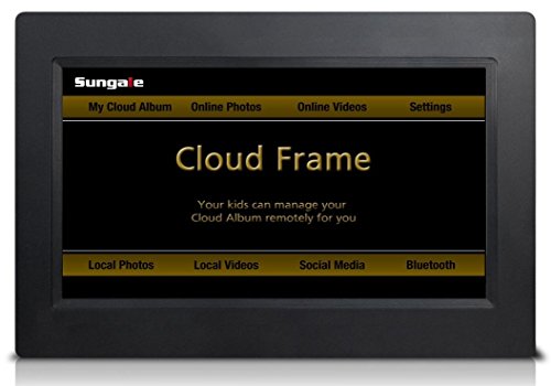 Sungale Cpf1032 10" Smart Wi-Fi Cloud Digital Photo Frame With Touch Screen Operation, Free Cloud Storage, Real-Time Photos, Movie, Social Media, Browser, All Apps #TOP4