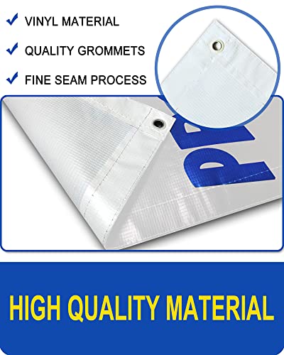 Custom Vinyl Banners and Signs Customize for Outdoor Indoor, Customize Your Own Banner with Photo Logo Text Decoration Backdrop for Business Party Birthday Graduation Wedding Event (2\'x4\')