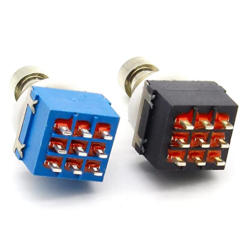 Commutateur de guitare 3PDT 9 broches à commutation True Bypass nette - 4