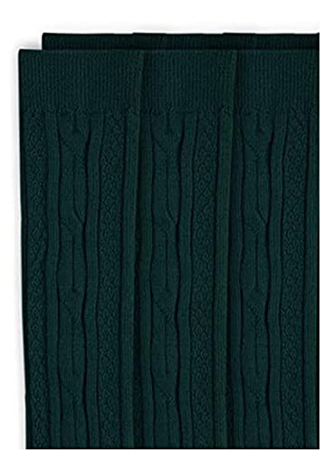 Jefferies Socks Girls School Uniform Cable Knit Knee High Socks 4 Pair Pack4