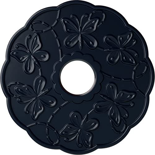 Image of Ekena Millwork CM17TSMDFDecorative Ceiling Medallions Modeled After Original Historical Patterns & Designs, Midnight Dream