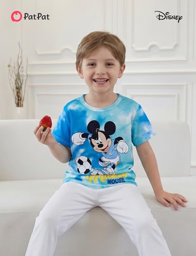 Image of Disney Princess Frozen Marvel Stitch Minnie Mickey Star Wars Girls /Boys Athletic Shirts UV Quick Dry Graphic T-Shirt 2-9 Year