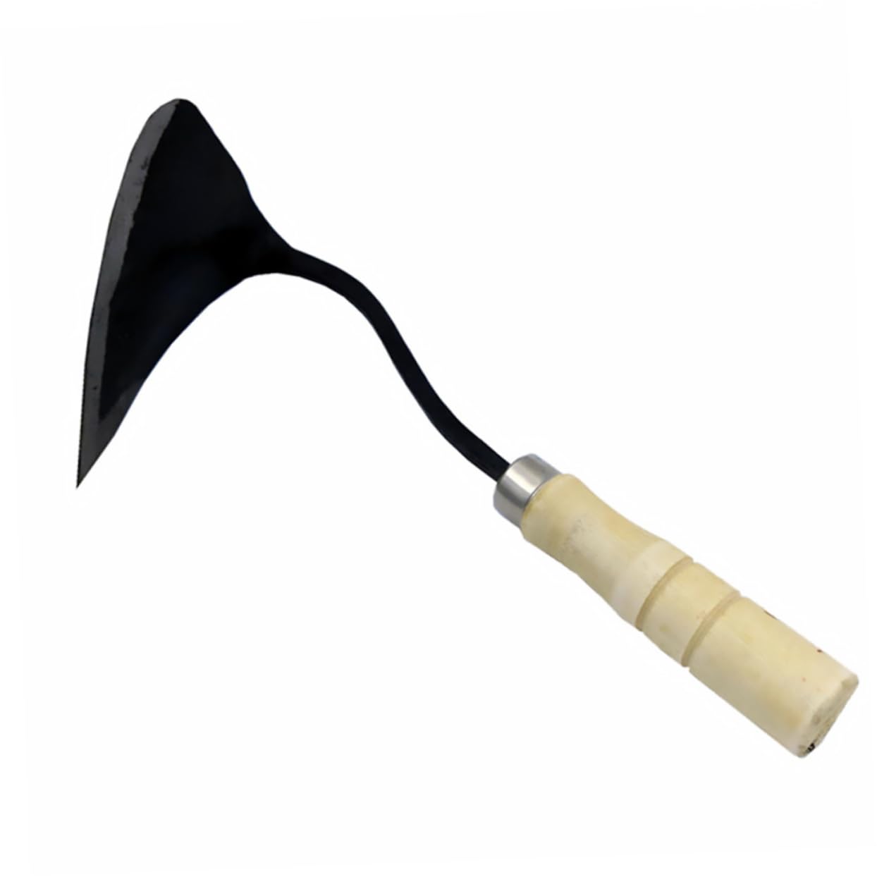 Toddmomy Triangular Pointed Hoe Garden Hoe for Gardening Weeding Ergonomic Design