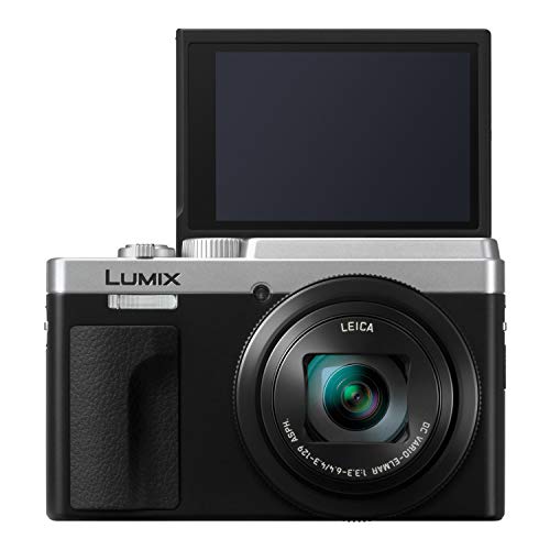 Image of Panasonic LUMIX ZS80 20.3MP Digital Camera, 30x 24-720mm Travel Zoom Lens, 4K Video, Optical Image Stabilizer and 3.0-inch Display - Point & Shoot Camera with Lecia Lens- DC-ZS80S (Silver), Black