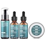 Beard Kit,Beard Grooming Kit for Men W/Straight Razor,2 PACK Beard Oil, Wash, Balm, Brush, Comb, Scissors Mens Birthday Christmas Gifts for Men Boyfriend Husband Beard Trimming Shaving Kit - Image 2