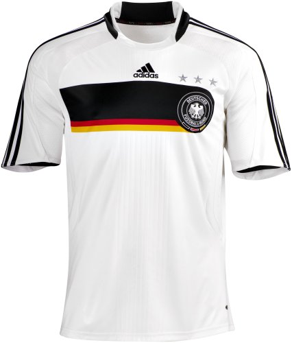 adidas DFB H JSY, Heim-Trikot Deutsche Nationalmannschaft, White/Black, GrM-vM-_e: 2XL