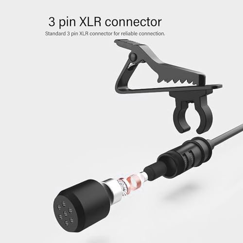 Microphone à revers cardioïde 48V en métal haute fidélité