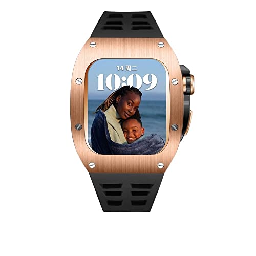 Protégez votre Apple Watch 45 mm avec un boîtier acier antichoc style RM