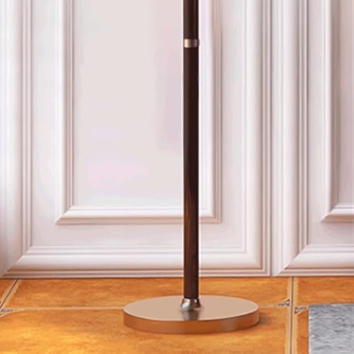 Lámpara de madera sólida para sala de estar con pantalla de tela e interruptor de cordón 8