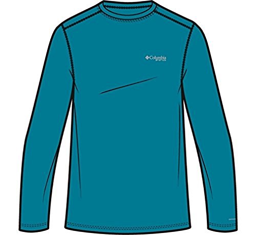 Columbia Mens PFG Zero Rules LS Shirt Deep Marine S