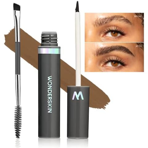 Wonderskin Dream Brow Eyebrow Gel-Serum. Long-lasting, Water Proof, Transfer Proof One-Step brow makeup with Wonder Blading technology (Brunette) Cover