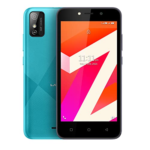 Image of Lava Z1s-Airtel Locked for 30 Months(2GB RAM, Powerful 3100 mAh Battery) - Cyan