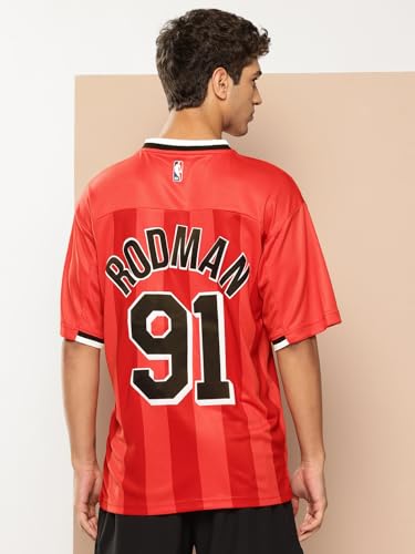 Image of Shop The Arena Dennis Rodman Vintage Football Oversized T-Shirt