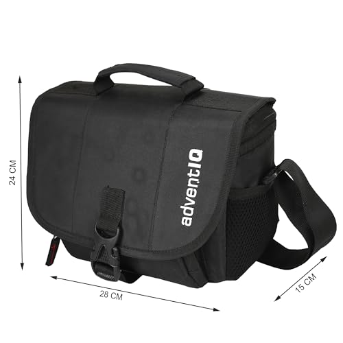Image of Camera Bag Compact Retrospective Camera Shoulder Bag for DSLR /SLR & Mirrorless - Fits Nikon, Canon, Sony - Camera Bag for Travel - Shockproof Sling Case for Lens - Water-Resistant
