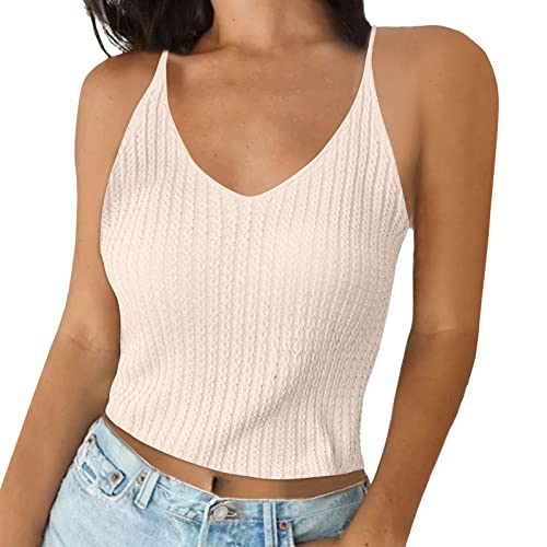 Factory Silk Knitted Jacquard V Neck Top French Elegant Beautiful Back Short Style Small Vest