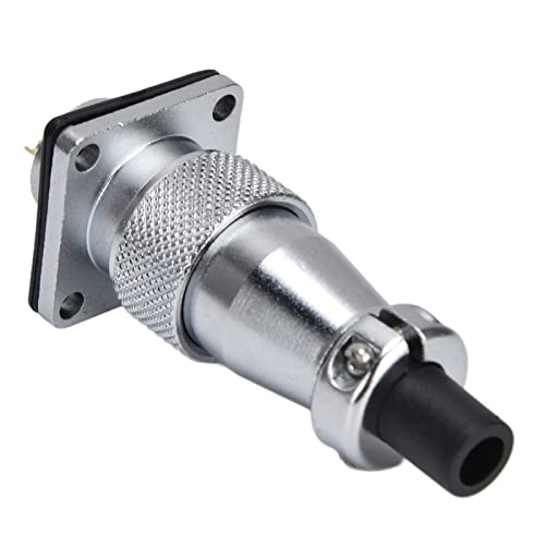 Conector aviación metálico 2 pines Zinc Alloy WS16 500V miniatura 3
