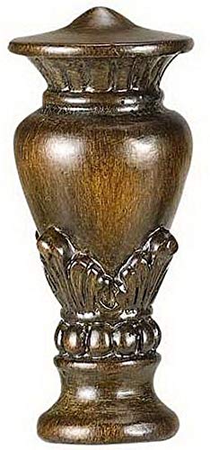Image of Cal Lighting CALFA-5001A Traditional Finial Lighting Accessories,Brown,10.5x20x8.8
