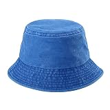 Bucket Hat, Summer Travel Beach Sun Hat, Bucket Hat for Women Men Cotton Unisex Packable Fisherman h