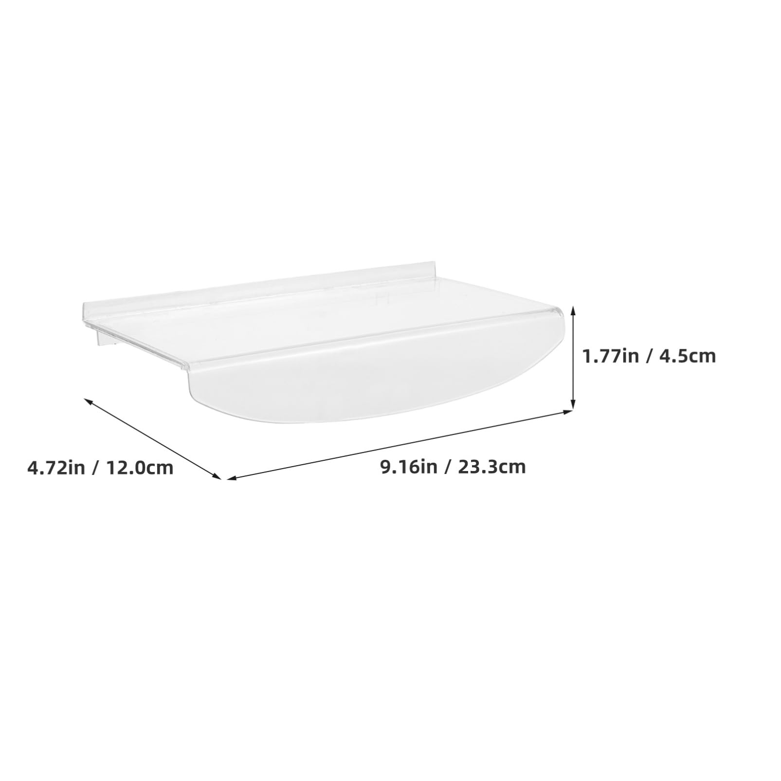 OFFSCH Pcs Acrylic Shoe Rack Shoe Slot Organizer for Retail Stores Space-Saving Display Stands for High Heels Sneakers